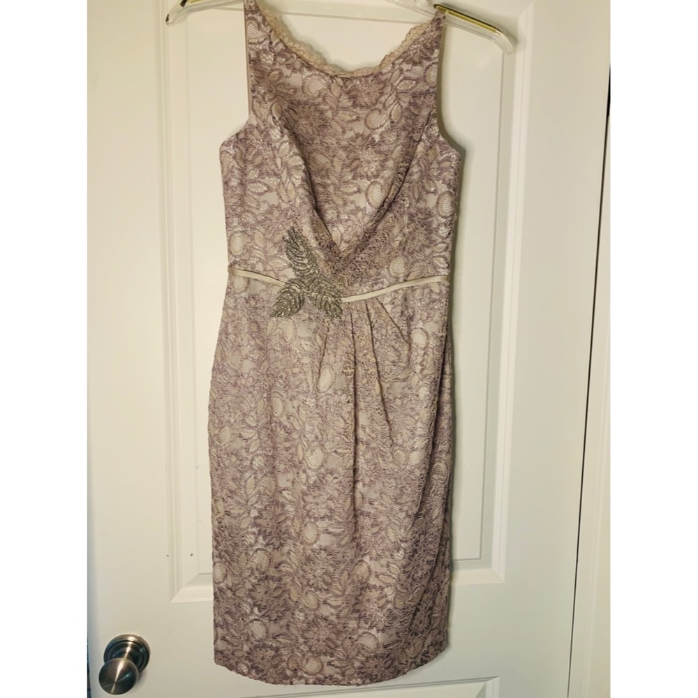 Zac Posen knee length lace dress